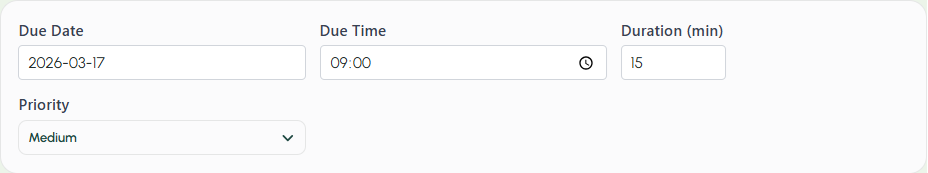 Calls, emails and meetings